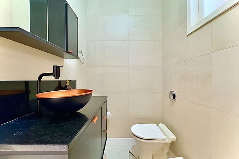 Frente Mar Piscina e churrasqueira-Praia do Grant