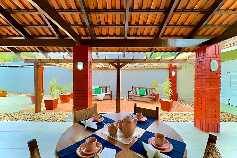 Frente Mar Piscina e churrasqueira-Praia do Grant