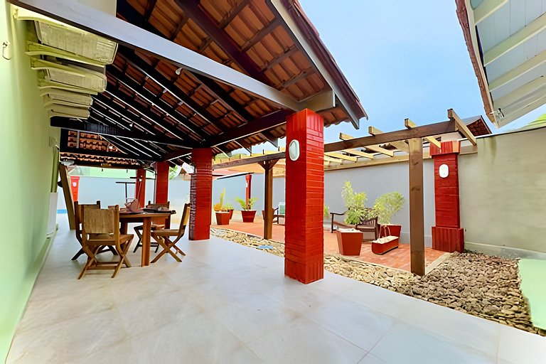 Frente Mar Piscina e churrasqueira-Praia do Grant