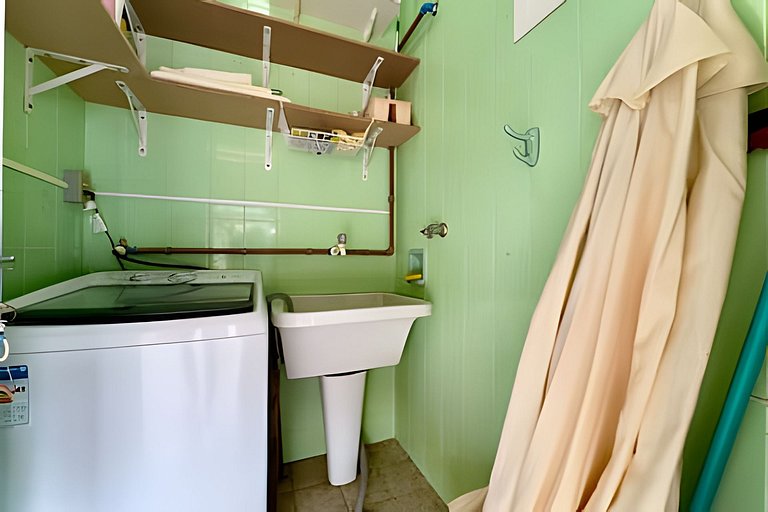 Frente Mar Piscina e churrasqueira-Praia do Grant