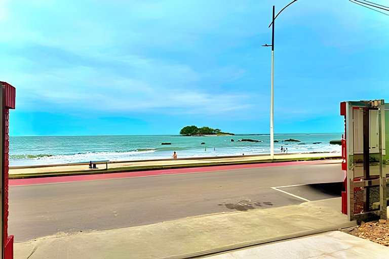 Frente Mar Piscina e churrasqueira-Praia do Grant