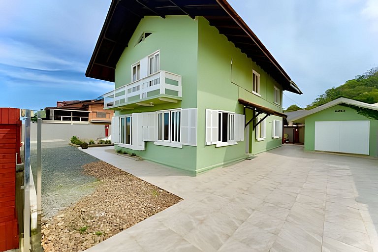 Frente Mar Piscina e churrasqueira-Praia do Grant