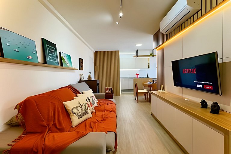 A 150 m Praia c/Piscina e Wi-FI e churrasqueira