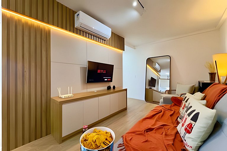 A 150 m Praia c/Piscina e Wi-FI e churrasqueira