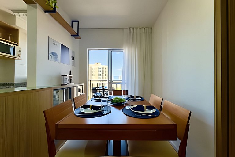 A 150 m Praia c/Piscina e Wi-FI e churrasqueira