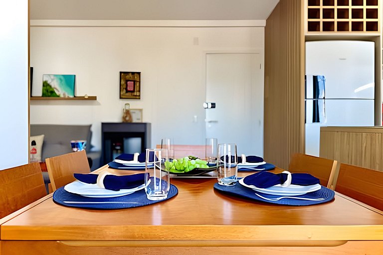 A 150 m Praia c/Piscina e Wi-FI e churrasqueira