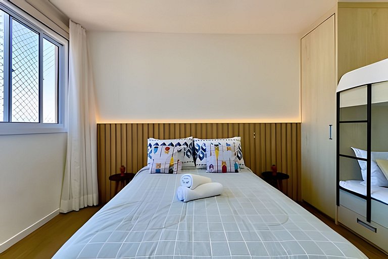 A 150 m Praia c/Piscina e Wi-FI e churrasqueira