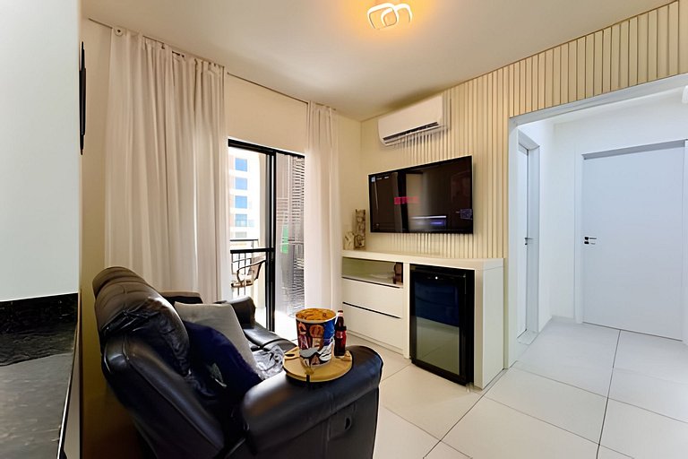 A 500m da PRAIA c/ piscina, Wi-Fi e churrasqueira