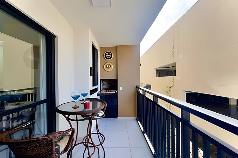 A 500m da PRAIA c/ piscina, Wi-Fi e churrasqueira