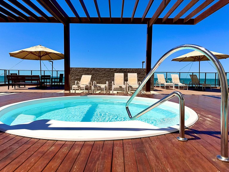 Pé na Areia c/ Piscina e Churrasqueira Privativa