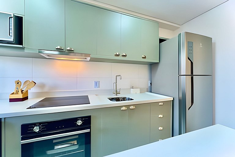 Pé na Areia c/ Piscina e Churrasqueira Privativa.