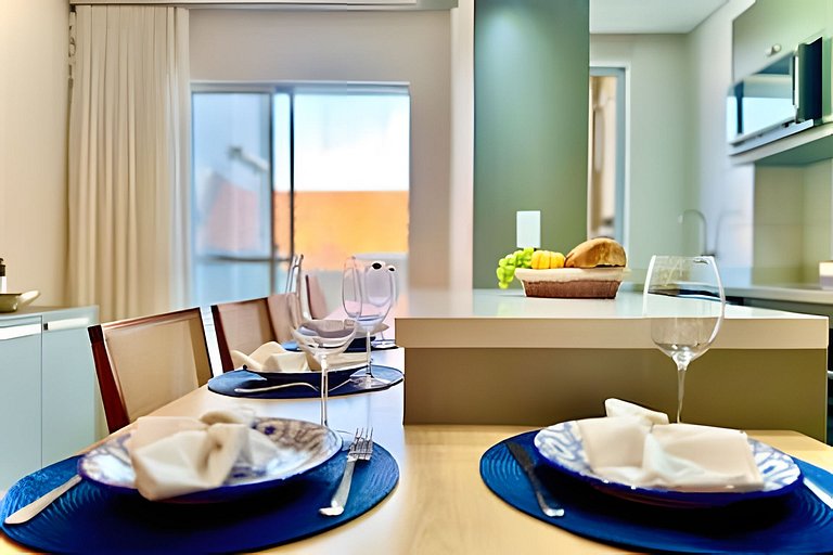 Pé na Areia c/ Piscina e Churrasqueira Privativa.