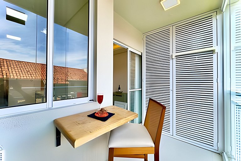 Pé na Areia c/ Piscina e Churrasqueira Privativa.