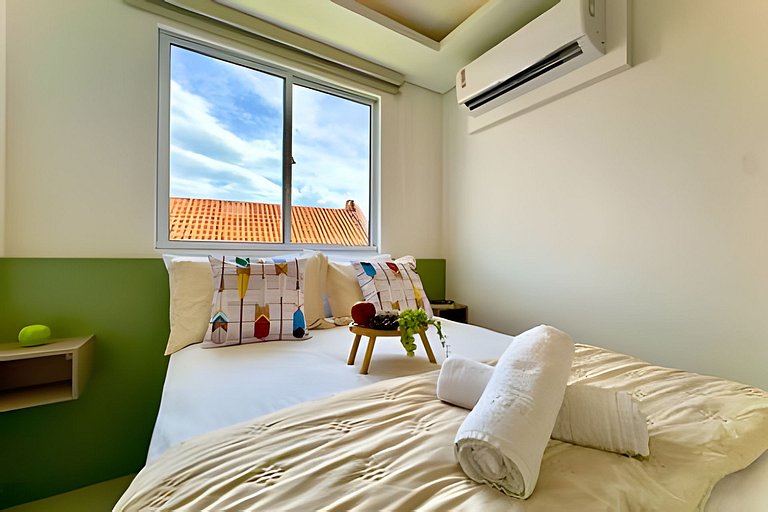 Pé na Areia c/ Piscina e Churrasqueira Privativa.