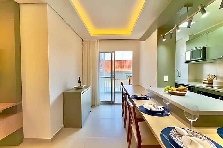 Pé na Areia c/ Piscina e Churrasqueira Privativa.