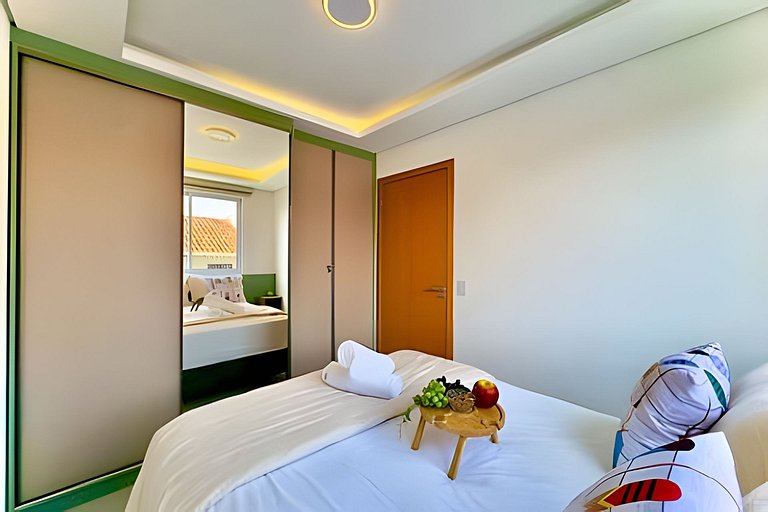 Pé na Areia c/ Piscina e Churrasqueira Privativa.