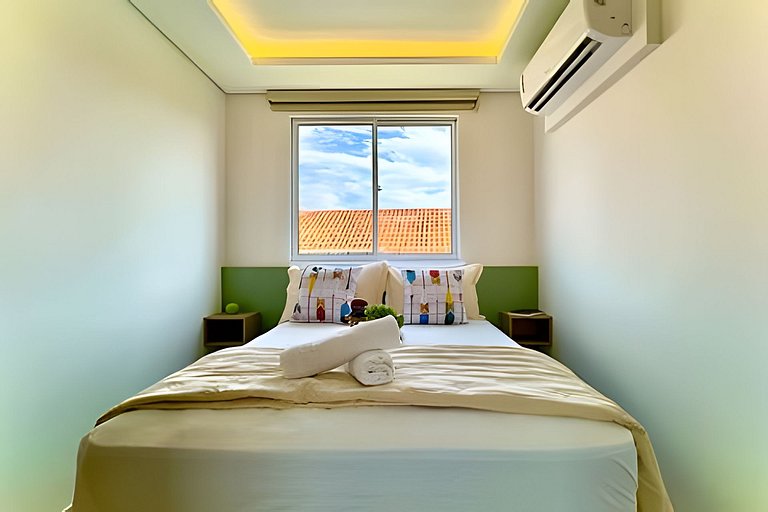 Pé na Areia c/ Piscina e Churrasqueira Privativa.