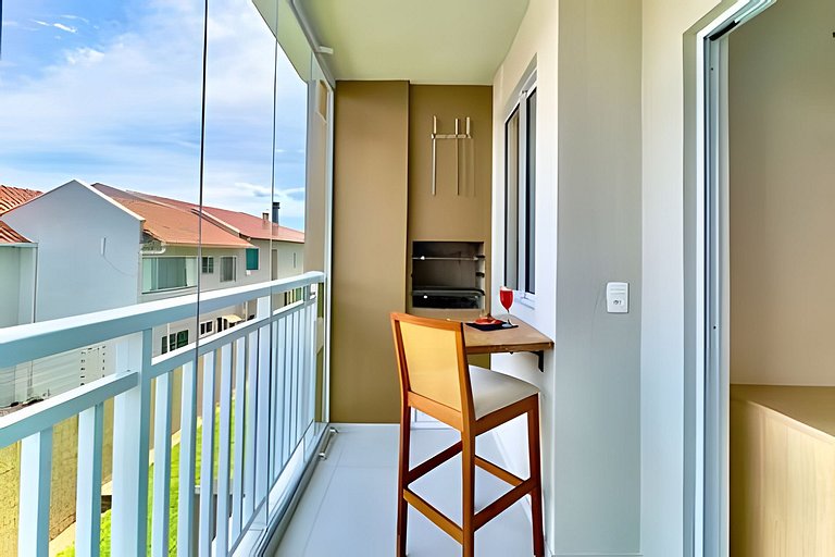 Pé na Areia c/ Piscina e Churrasqueira Privativa.