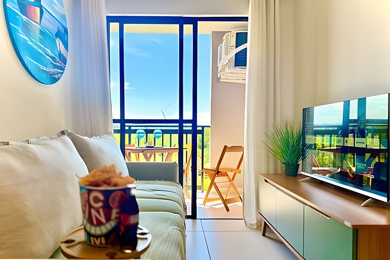 A 400m Praia c/Piscina Churrasqueira Wi-Fi- AT505