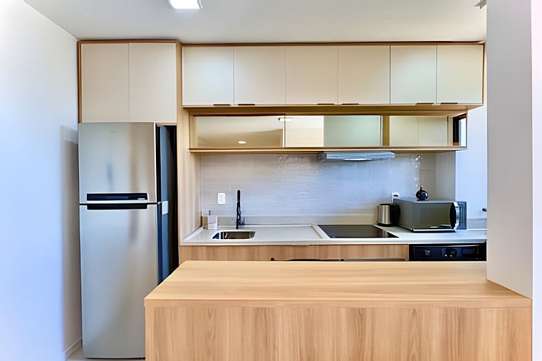 A 400m Praia c/Piscina Churrasqueira Wi-Fi- AT505