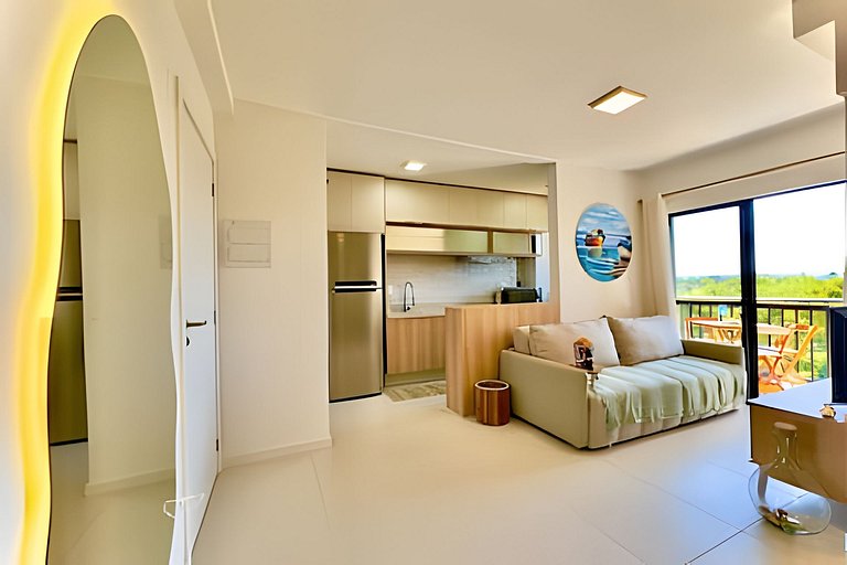 A 400m Praia c/Piscina Churrasqueira Wi-Fi- AT505