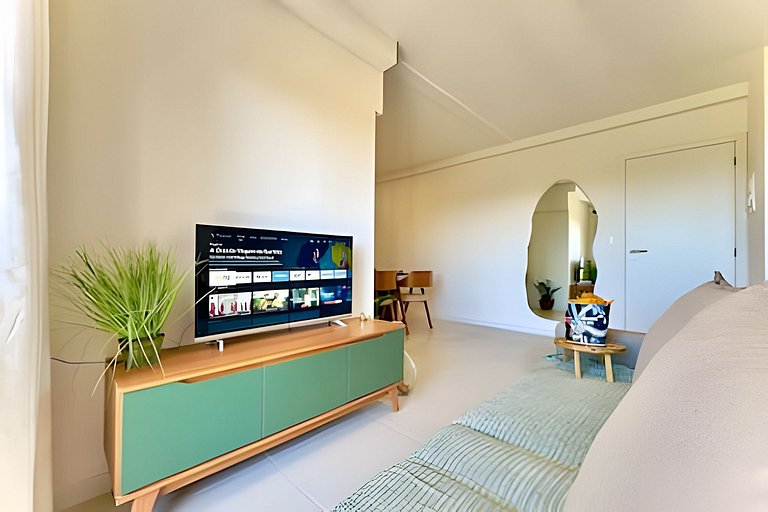 A 400m Praia c/Piscina Churrasqueira Wi-Fi- AT505