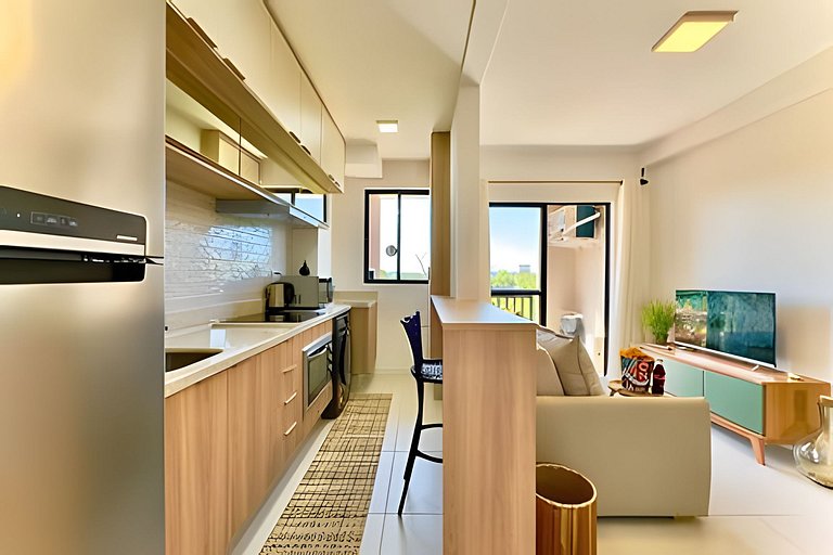 A 400m Praia c/Piscina Churrasqueira Wi-Fi- AT505