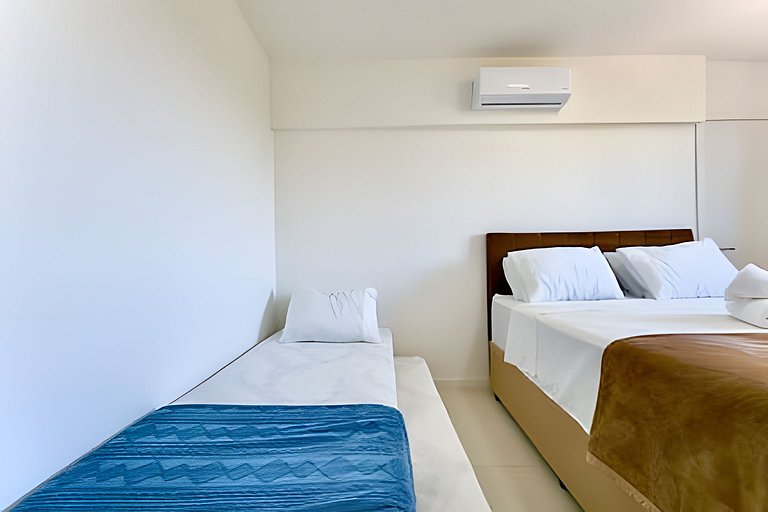 A 400m Praia c/Piscina Churrasqueira Wi-Fi- AT505