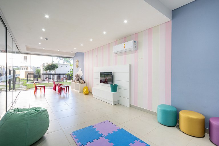 Pé na Areia c/ Piscina e Churrasqueira Privativa