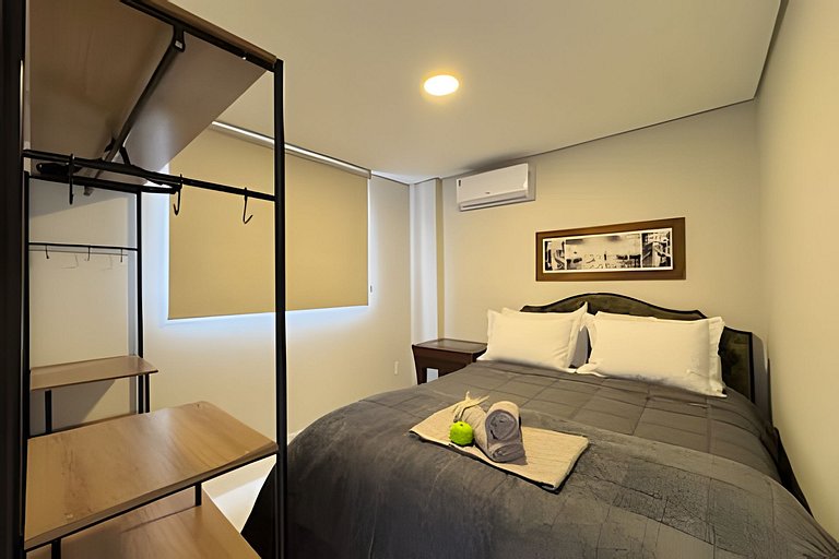 Refúgio a 450m da Praia com Wi-Fi e Churrasqueira