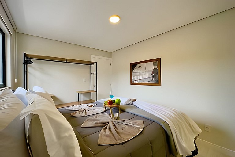 Refúgio a 450m da Praia com Wi-Fi e Churrasqueira