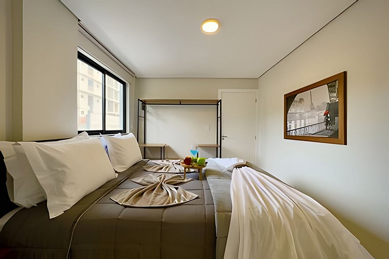 Refúgio a 450m da Praia com Wi-Fi e Churrasqueira