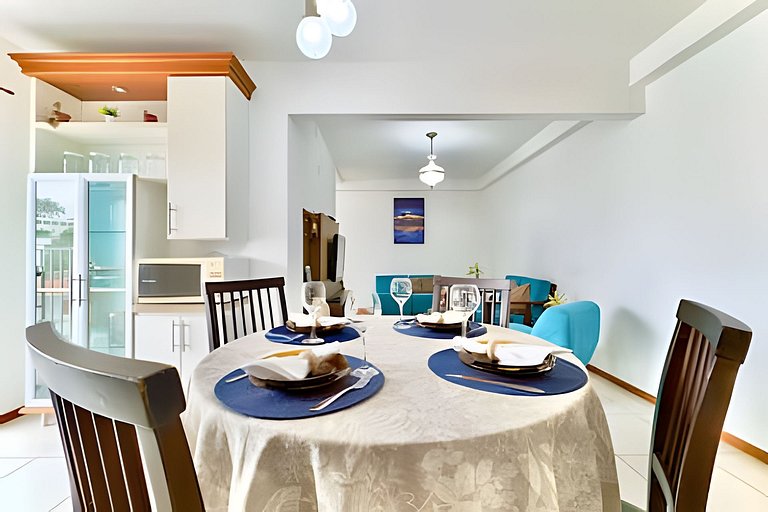 Apto a 340m da PRAIA c/Piscina Churrasqueira