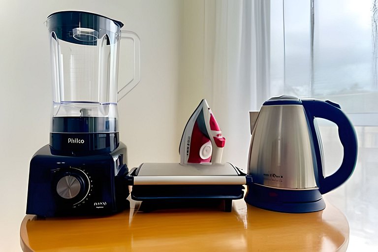 Apto a 340m da PRAIA c/Piscina Churrasqueira