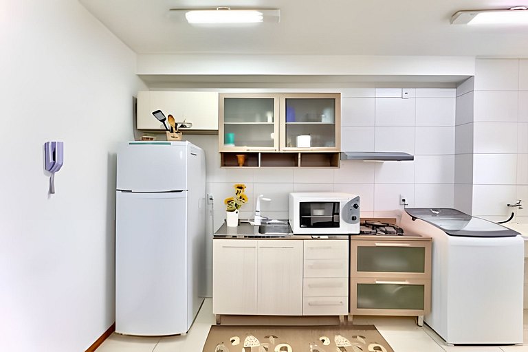 Apto a 340m da PRAIA c/Piscina Churrasqueira