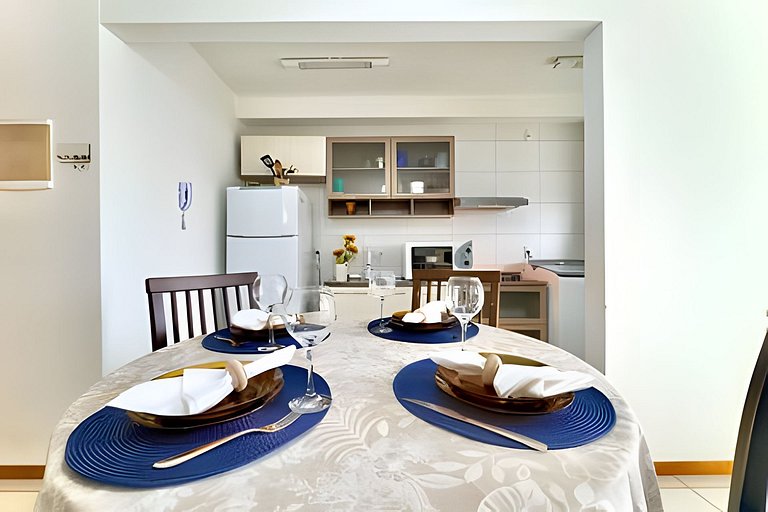 Apto a 340m da PRAIA c/Piscina Churrasqueira