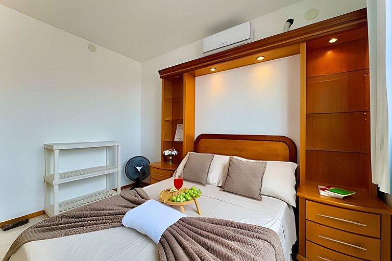 Apto a 340m da PRAIA c/Piscina Churrasqueira