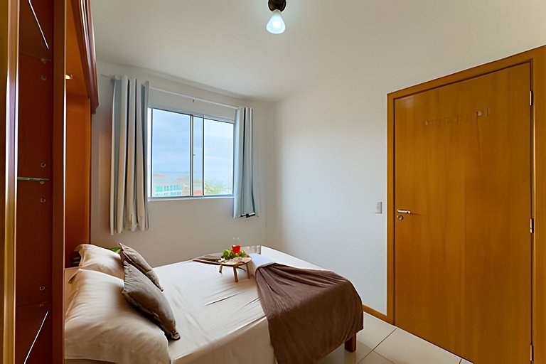 Apto a 340m da PRAIA c/Piscina Churrasqueira