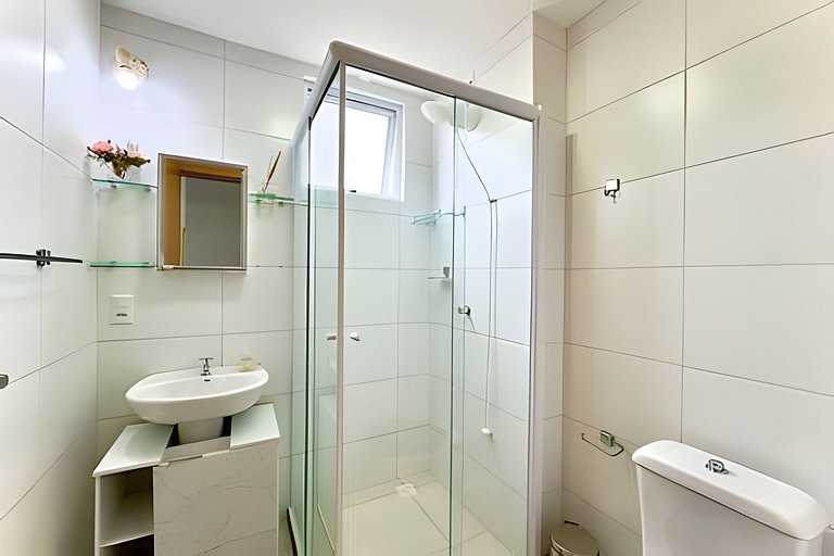 Apto a 340m da PRAIA c/Piscina Churrasqueira