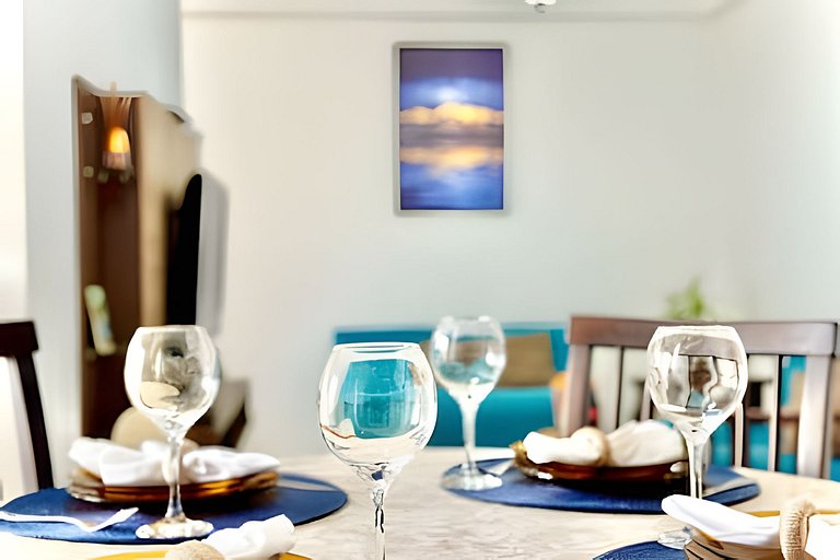 Apto a 340m da PRAIA c/Piscina Churrasqueira