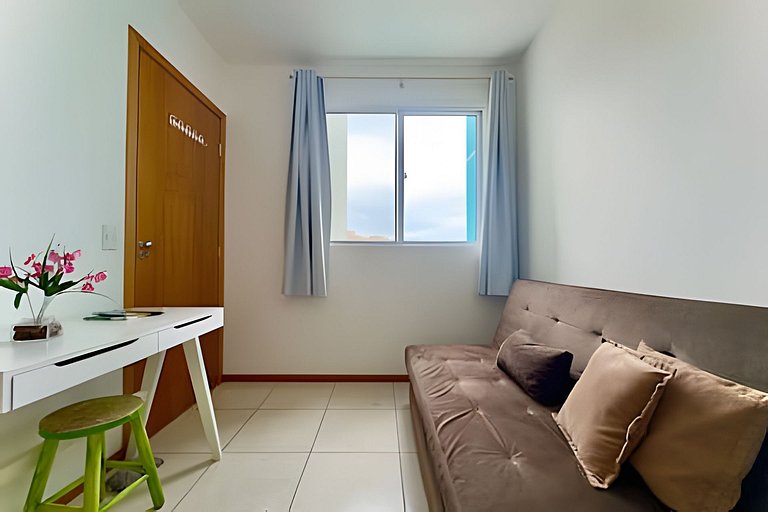 Apto a 340m da PRAIA c/Piscina Churrasqueira