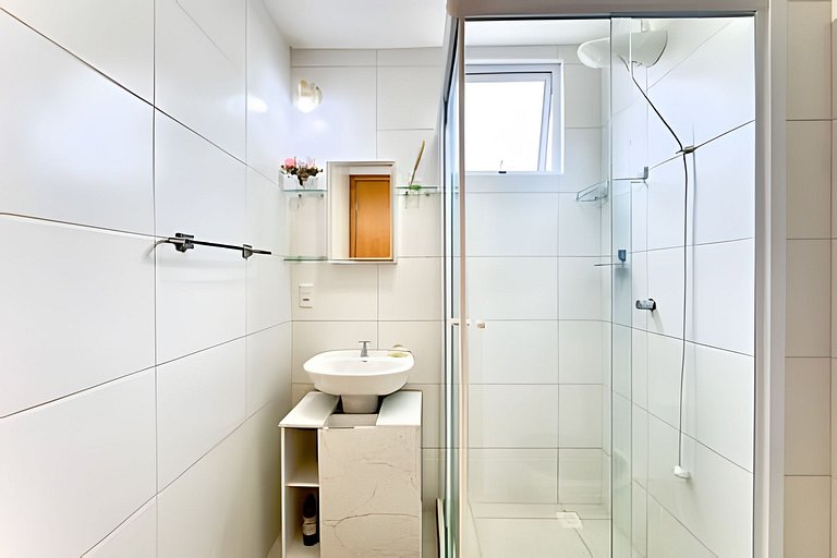 Apto a 340m da PRAIA c/Piscina Churrasqueira