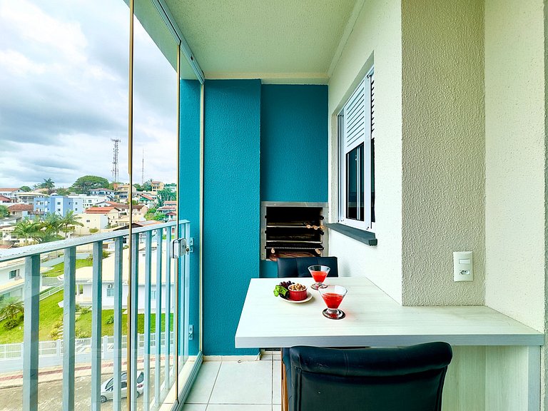 Apto em Barra Velha c/Piscina Churrasqueira