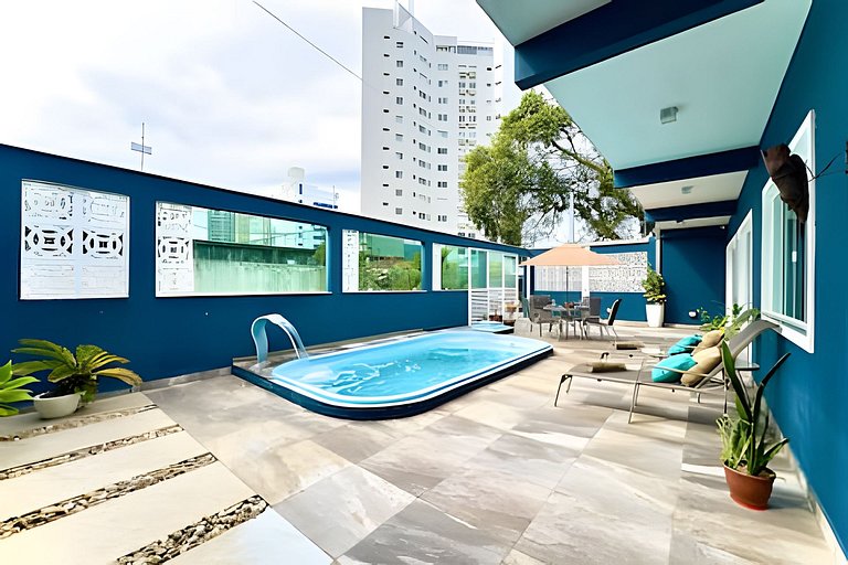 Casa completa a 250m Praia c/Piscina Churrasqueira