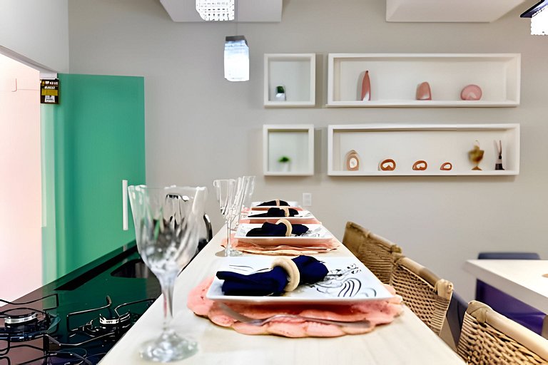 Casa completa a 250m Praia c/Piscina Churrasqueira