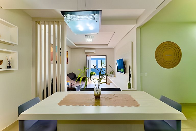 Casa completa a 250m Praia c/Piscina Churrasqueira