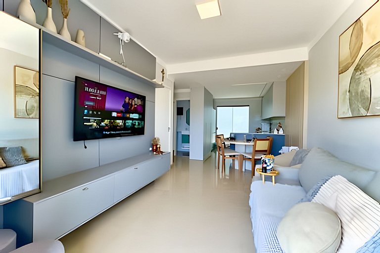 Refúgio a 650m do Mar c/Ar condicionado e Churrasq