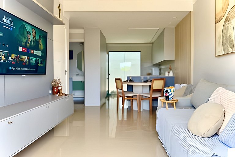 Refúgio a 650m do Mar c/Ar condicionado e Churrasq