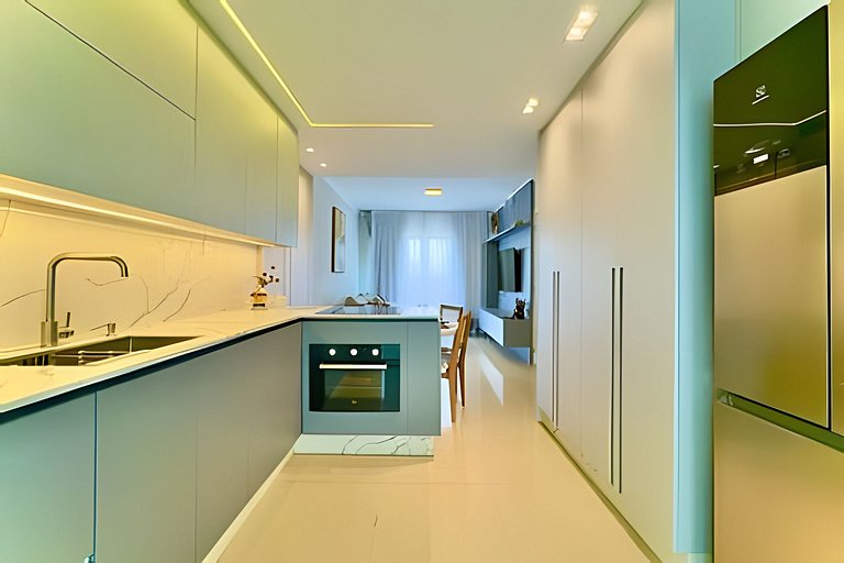 Refúgio a 650m do Mar c/Ar condicionado e Churrasq