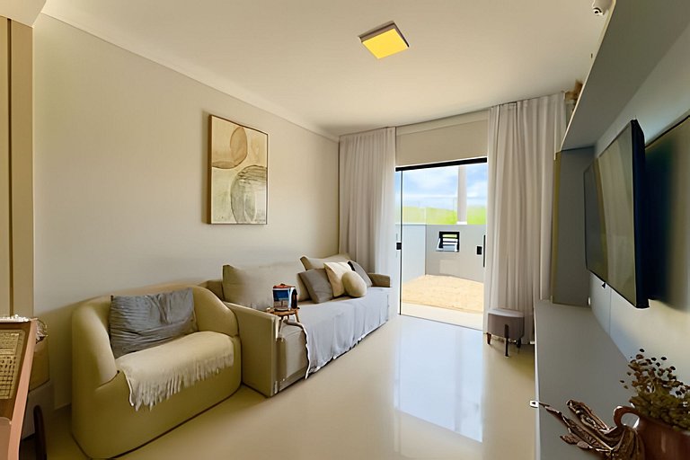 Refúgio a 650m do Mar c/Ar condicionado e Churrasq